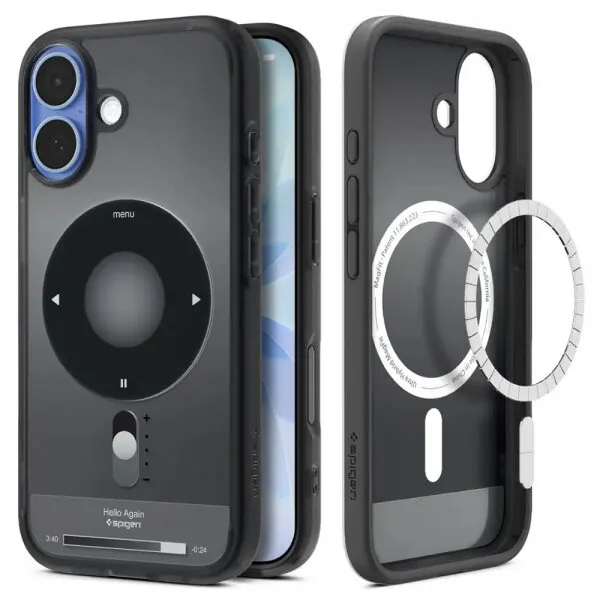 Spigen Husa MagSafe pentru Apple iPhone 17, Spigen, Ultra Hybrid Classic, Neagra ACS10390