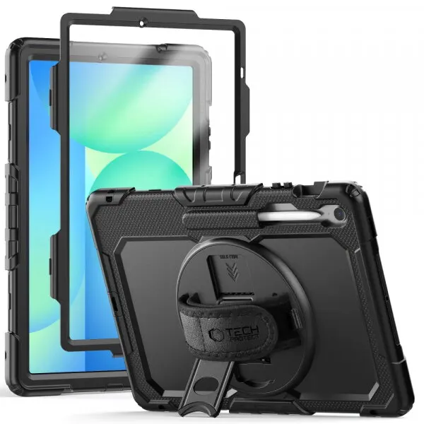 Tech-Protect Husa pentru Samsung Galaxy Tab S10 FE+, Tech-Protect, Solid, Neagra