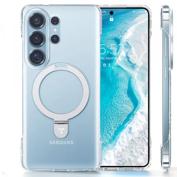 Torras Husa MagSafe pentru Samsung Galaxy S26 Ultra S948, Torras, Ostand Slim, Transparenta