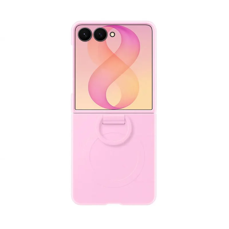 Samsung Husa Protectie Spate Samsung Silicon Ring Magnet Case EF-EF776CVEGWW pentru Galaxy Z Flip8, Roz