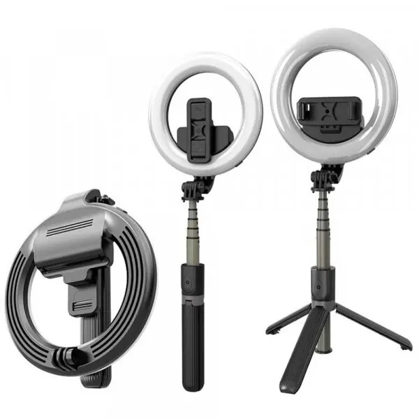 techsuit Selfie Stick Bluetooth Techsuit L07, Universal, Negru