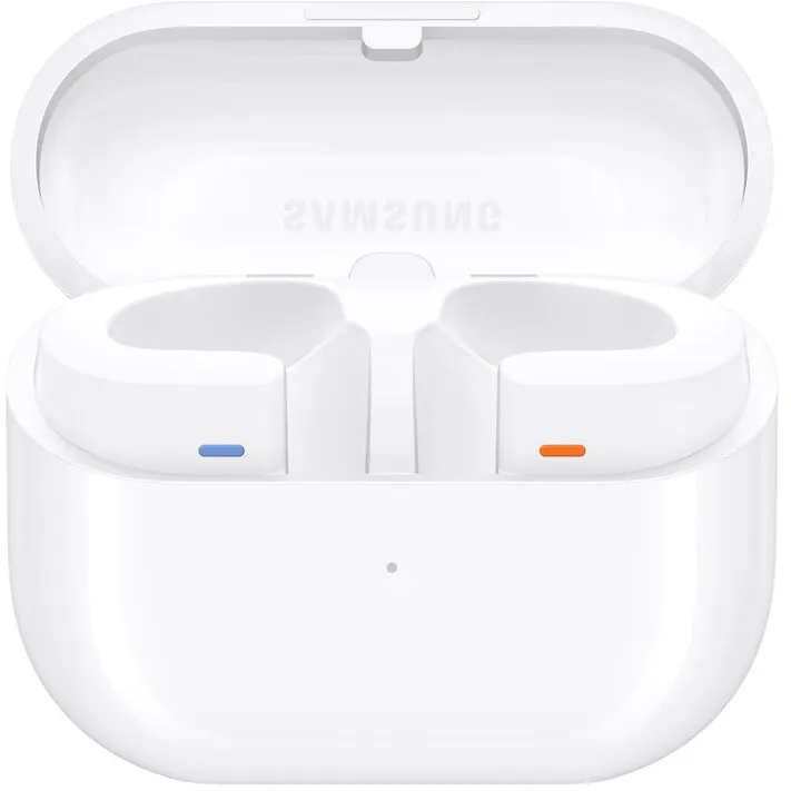 Samsung Carcasa de incarcare Samsung pentru casti Samsung Galaxy Buds3, USB-C, suport incarcare wireless (Qi), Alb