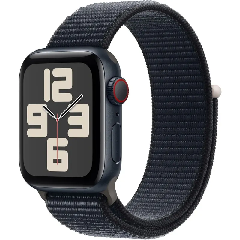 Apple Apple Watch SE 2nd Gen, Cellular, 40mm Midnight Aluminum Case with Midnight Sport Loop