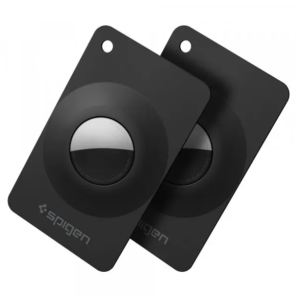 Spigen Husa Spigen Air Fit 2 pentru Apple AirTag, Set 2 bucati, Neagra ACS11199