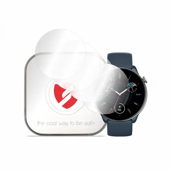 Smart Protection Folie Protectie Smart Protection Premium Classic pentru Amazfit GTR Mini, Set 4 bucati, Plastic