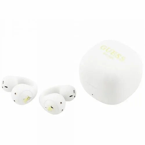 Casti True Wireless Guess Mini Classic, Bluetooth, Alb