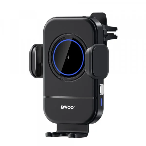BWOO Incarcator Auto Wireless BWOO ZJ137, 15W, 1.67A, Negru
