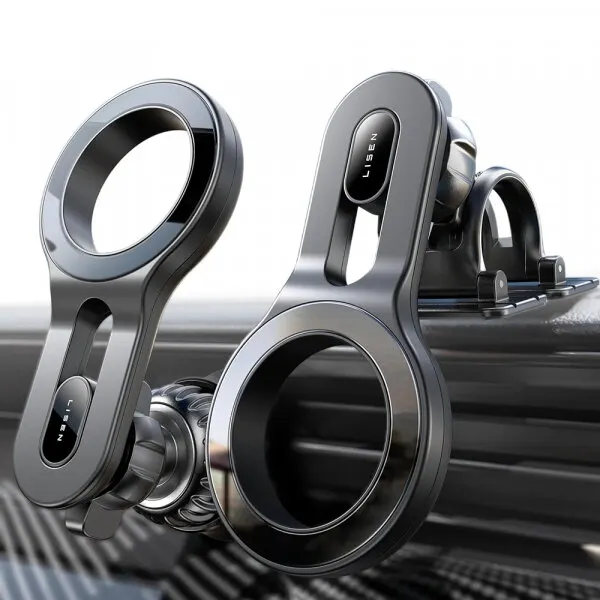 Lisen Suport Auto Magnetic Lisen, Universal, Negru YL0224050011