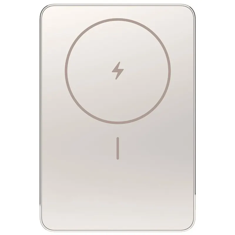 Xiaomi Baterie externa Xiaomi Super Slim Magnetic BHR08PLGL, 5000 mAh, Wireless 15 W, USB Type-C, Auriu
