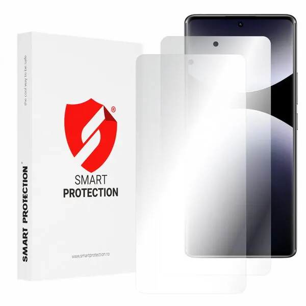 Smart Protection Folie de protectie Ecran Smart Protection Premium Classic pentru Xiaomi Redmi Note 14 Pro 4G, Plastic, Set 2 bucati