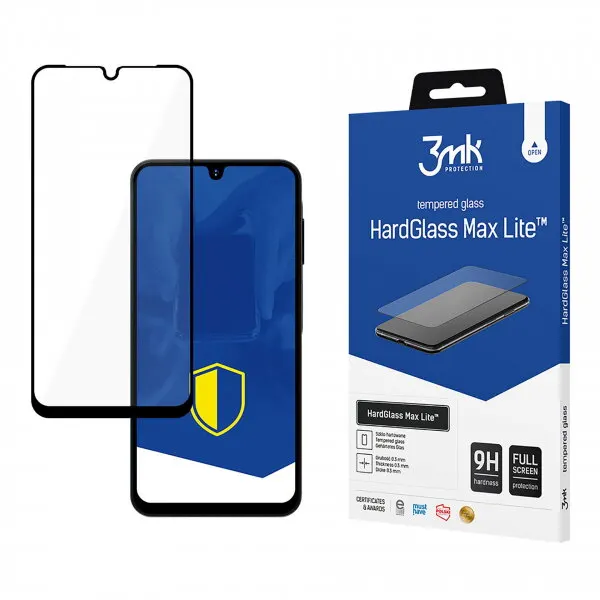3MK Folie de protectie Ecran 3MK HardGlass Max Lite pentru Samsung Galaxy A26 A266 / A16 5G A166, Sticla Securizata, Full Glue, Neagra
