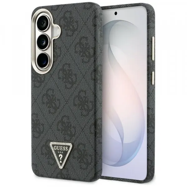 Guess Husa MagSafe pentru Samsung Galaxy S26 S942, Guess, 4G Triangle Logo, Neagra