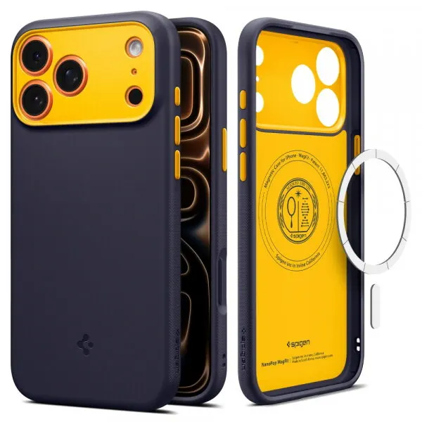 Spigen Husa MagSafe pentru Apple iPhone 17 Pro Max, Spigen, Caseology Nano Pop, Mov ACS10260
