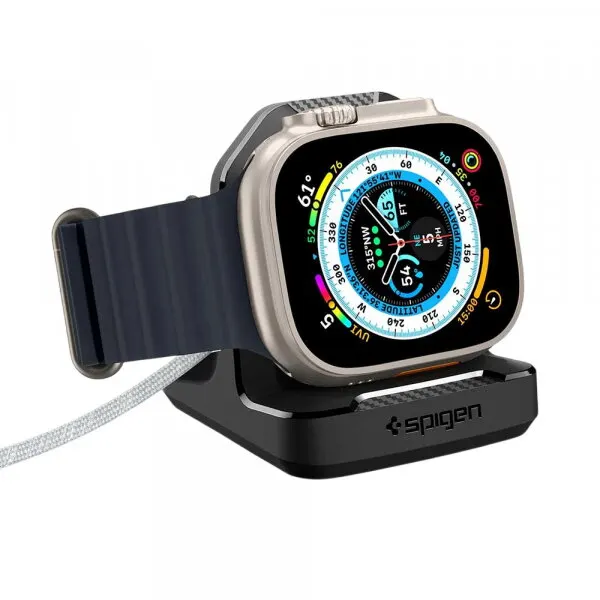 Spigen Suport Spigen Rugged Armor pentru Apple Watch Series, Negru AMP05764