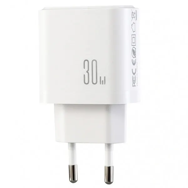 JOYROOM Incarcator Retea Joyroom JR-TG6, 30W, 3A, 1 x Lightning - 1 x USB-A - 1 x USB-C, Alb