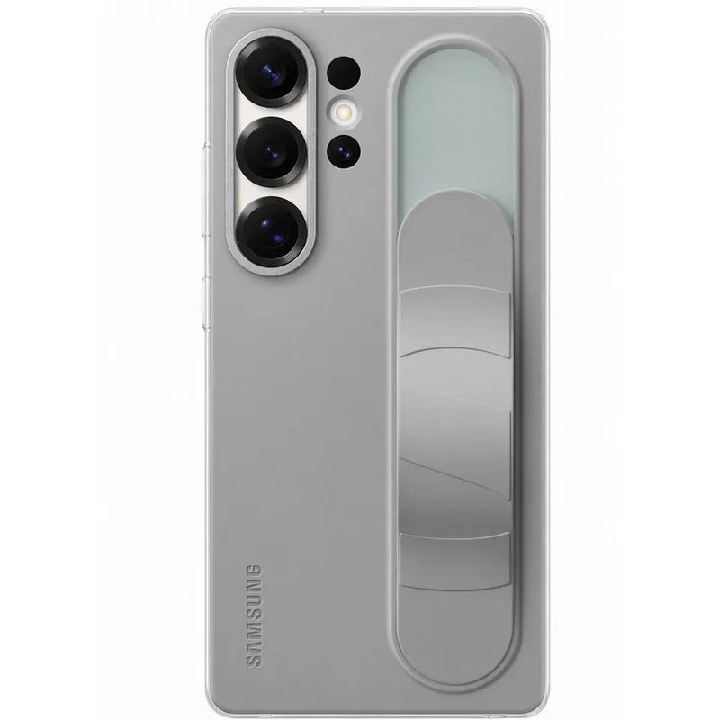 Samsung Husa Protectie Spate pentru telefon mobil Samsung Galaxy S25 Ultra (S938) EF-GS938CJEGWW, Standing Grip Case, Gri