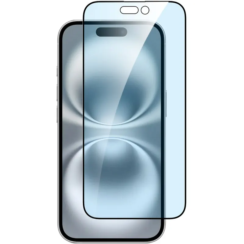 Dviced Dviced Anti-blue light tempered glass screen protector edge to edge for iPhone 16 with applicator