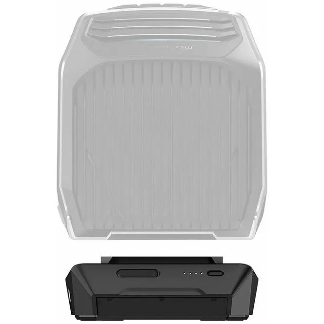 ECOFLOW Baterie suplimentara pentru aer conditionat portabil EcoFlow Wave 2, Negru-Gri