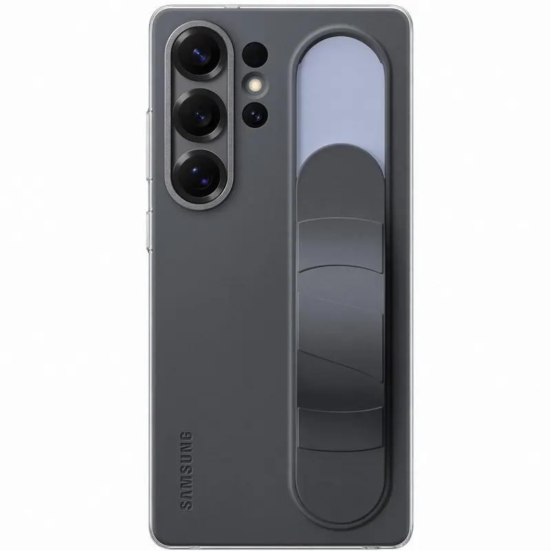 Samsung Husa Protectie Spate pentru telefon mobil Samsung Galaxy S25 Ultra (S938) EF-GS938CBEGWW, Standing Grip Case, Negru