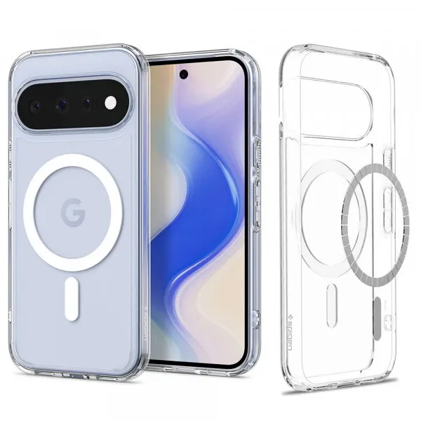 Spigen Husa MagSafe pentru Google Pixel 11, Spigen, Ultra Hybrid, Transparenta Alba ACS11441