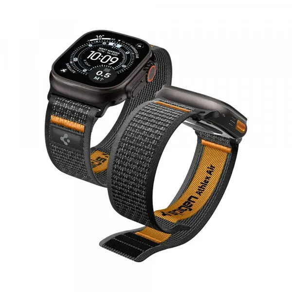 Spigen Curea Spigen Athlex Air 2 pentru Apple Watch 49mm / 46mm / 45mm / 44mm Series, Portocalie AMP10607