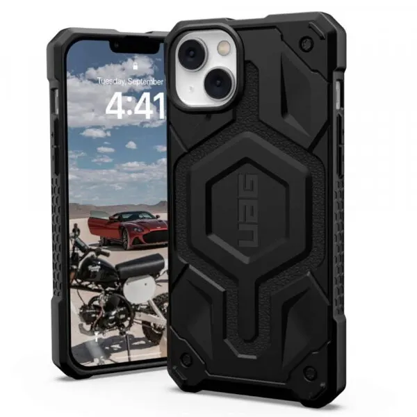 Urban Armor Gear Husa MagSafe pentru Apple iPhone 14 Plus, Urban Armor Gear, Monarch Pro, Neagra