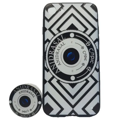 Apple, Husa Apple iPhone XS Max Multicolor Model Camera Foto Popsocket inclus