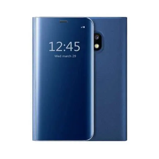 Huawei, Husa Huawei P30 Pro Flip Cover Oglinda Albastru