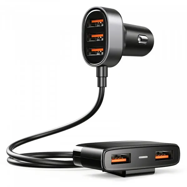 JOYROOM Incarcator Auto Joyroom JR-CL03, 21W, 2.1A, 5 x USB-A, Negru