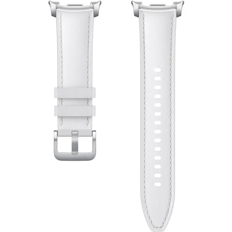 Samsung Curea Smartwatch Samsung Hybrid pentru Galaxy Watch8 / Watch8 Classic (S/M/L), Alb