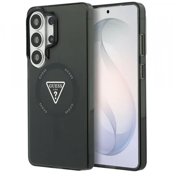 Guess Husa MagSafe pentru Samsung Galaxy S26 Ultra S948, Guess, IML Gradient Triangle Logo, Neagra