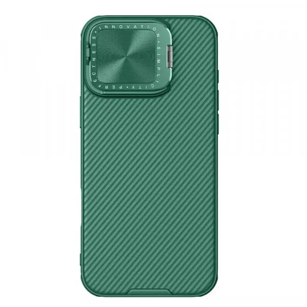 NILLKIN Husa MagSafe pentru Apple iPhone 16 Pro Max, Nillkin, CamShield Prop, Verde