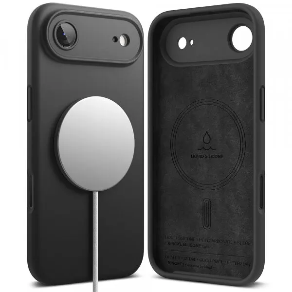 Ringke Husa MagSafe pentru Apple iPhone 17 Air, Ringke, Silicone, Neagra