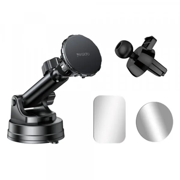 Yesido Suport Auto Magnetic Yesido C160, Universal, Negru