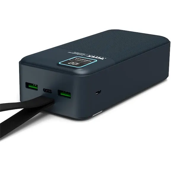 PORT CONNECT Baterie Externa Port Connect, 30 000 mAh, Negru