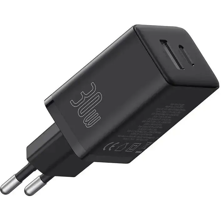 BASEUS Incarcator USB, Type-C, Fast Charge 30W - Baseus (P10111404113-00) - Cluster Black