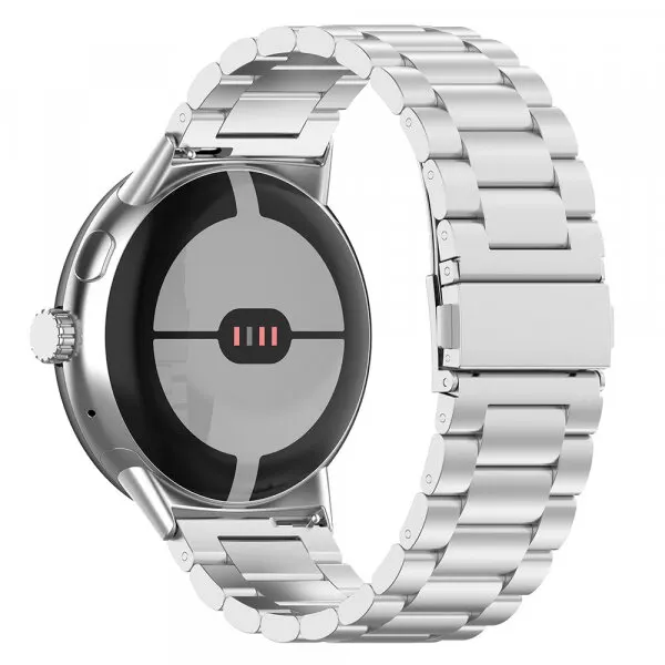 techsuit Curea Techsuit W010 pentru Google Pixel Watch 4 45mm, Argintie