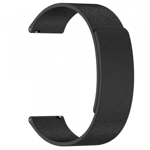 techsuit Curea Techsuit W074 pentru Huawei Watch / Garmin Watch Series, 18mm, Neagra