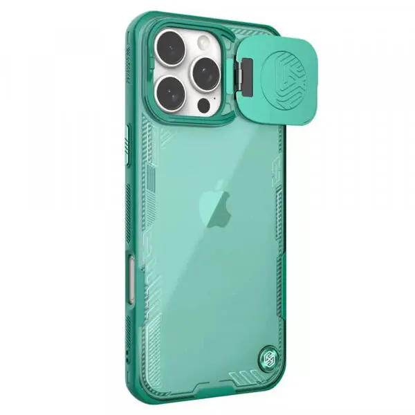 NILLKIN Husa pentru Apple iPhone 16 Pro Max, Nillkin, Iceblade Prop w/o Camera Cutout, Verde