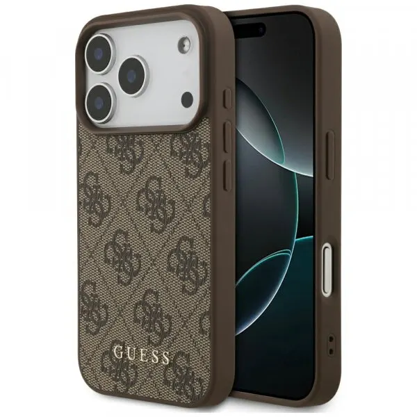 Guess Husa pentru Apple iPhone 17 Pro, Guess, 4G Classic, Maro