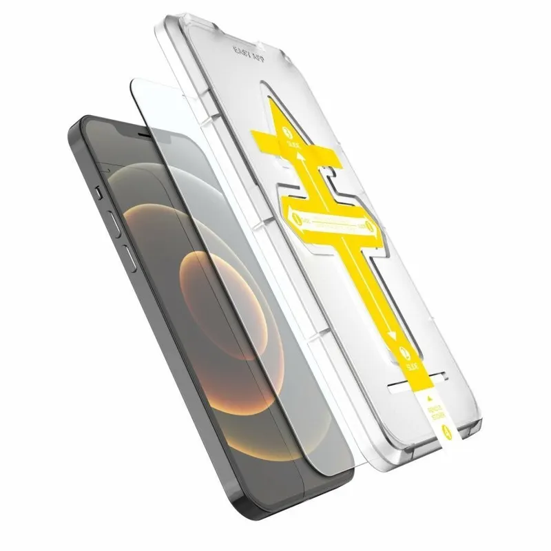 Flippy, Set 2 folii sticla securizata cu sistem de montare usor si rapid Flippy compatibila cu Appl