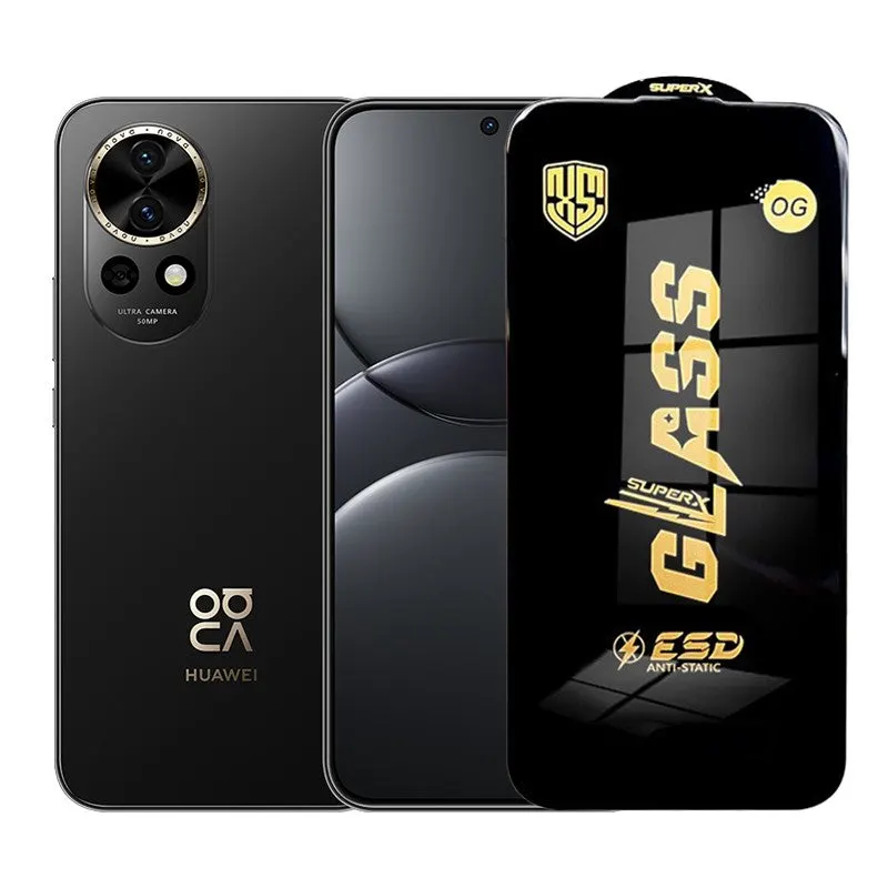 Flippy, Folie de Protectie pentru Huawei Nova 13, Flippy, Sticla Securizata ESD, Margini Negre