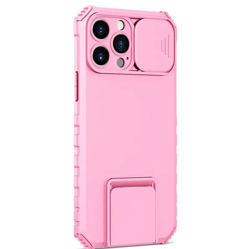 Samsung, Husa Defender cu Stand pentru Samsung Galaxy A72 4G / 5G, Roz, Suport reglabil, 4G 5G