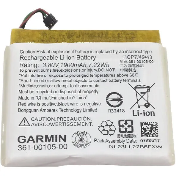 GARMIN Acumulator Garmin 3.7 V 1.95 Ah LiPo Battery pentru GPS Garmin Edge 1030
