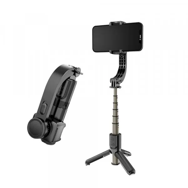 techsuit Selfie Stick Bluetooth Techsuit L08Mini, Universal, Negru