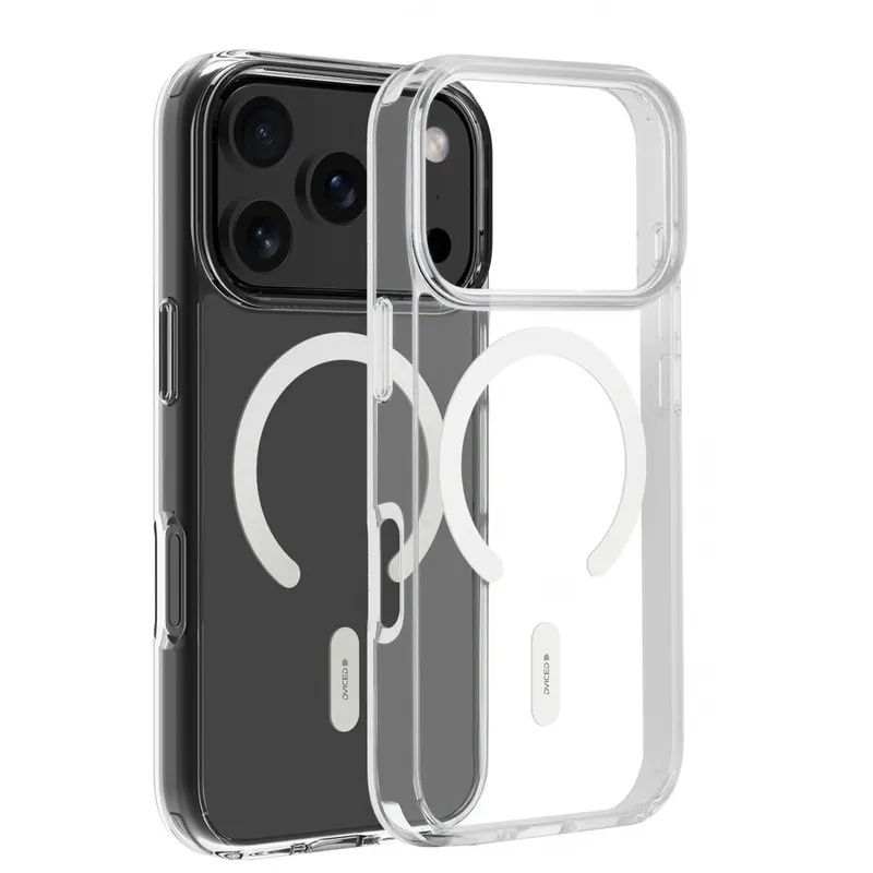 Dviced Husa telefon Dviced MagSafe Clear C pentru iPhone 17 Pro, Alba