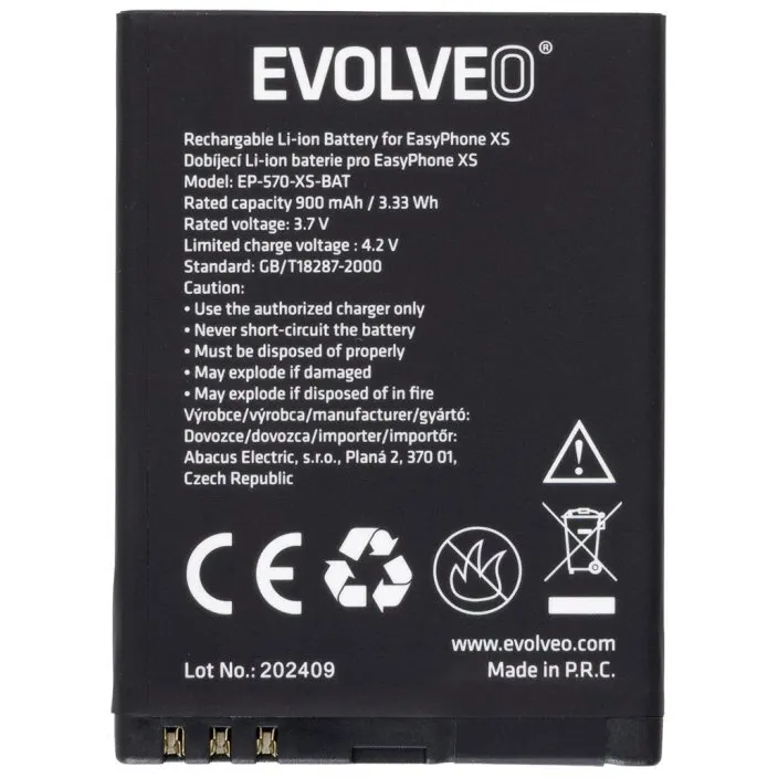 Evolveo Baterie originala EVOLVEO de 900 mAh pentru EasyPhone XS (EP-570)