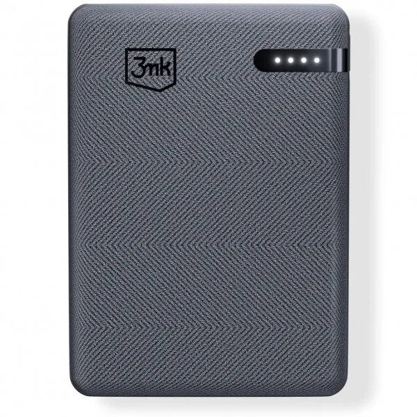 3MK Baterie Externa 3MK Pocket, 5000mAh, 12W, 1 x USB-C, Gri