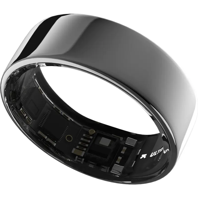 Ultrahuman Smart Ring Ultrahuman Ring Air UHRA-AS-09, Bluetooth BLE5, HRV, VO2 Max, Android/iOS, Monitorizare ritm cardiac, Saturatie Oxigen, Autonomie 6 zile, 19.96 mm, Argintiu