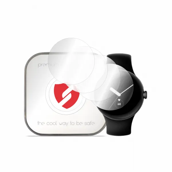 Smart Protection Folie Protectie Smart Protection Premium Classic pentru Google Pixel Watch 2 / Watch, Set 4 bucati, Plastic